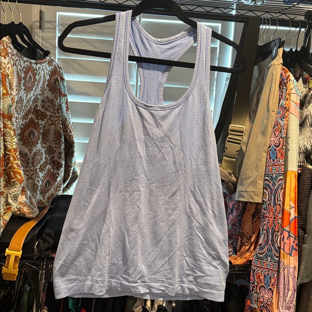 Lululemon Light Purple Racerback Tank Top
